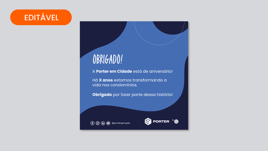 Card Digital Aniversário Unidade para Cliente